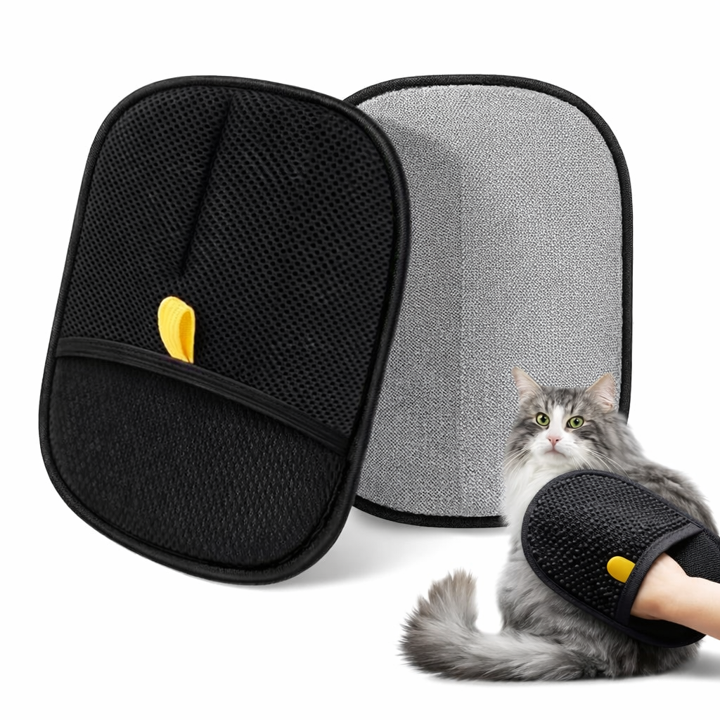 Pet Hair Removal Gloves Static Pet Hair Catcher Pet Hair Removal Mitt, 9.85x8.46inches