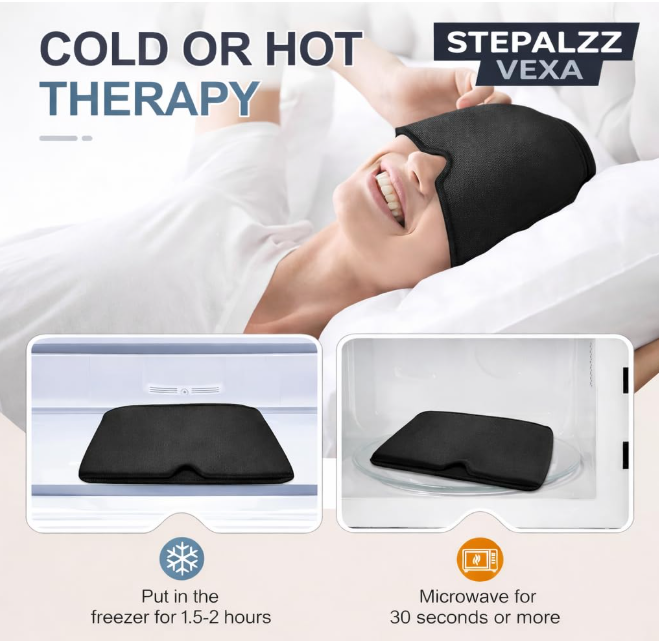 Migraine Relief Cap, Hot & Cold Therapy Headache Hat