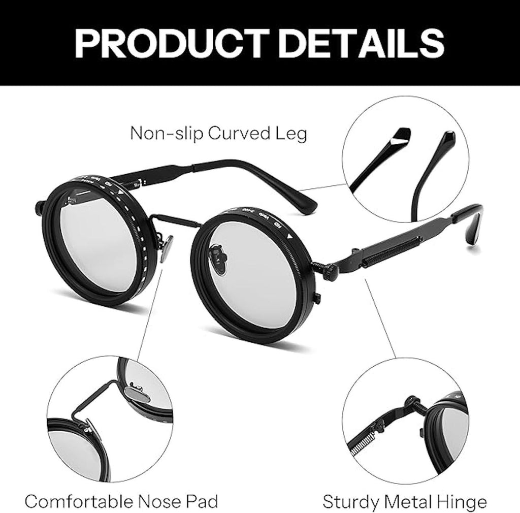 Adjustable Tint Sunglasses | 1-9 Gear Adjustable Polarized Sunglasses