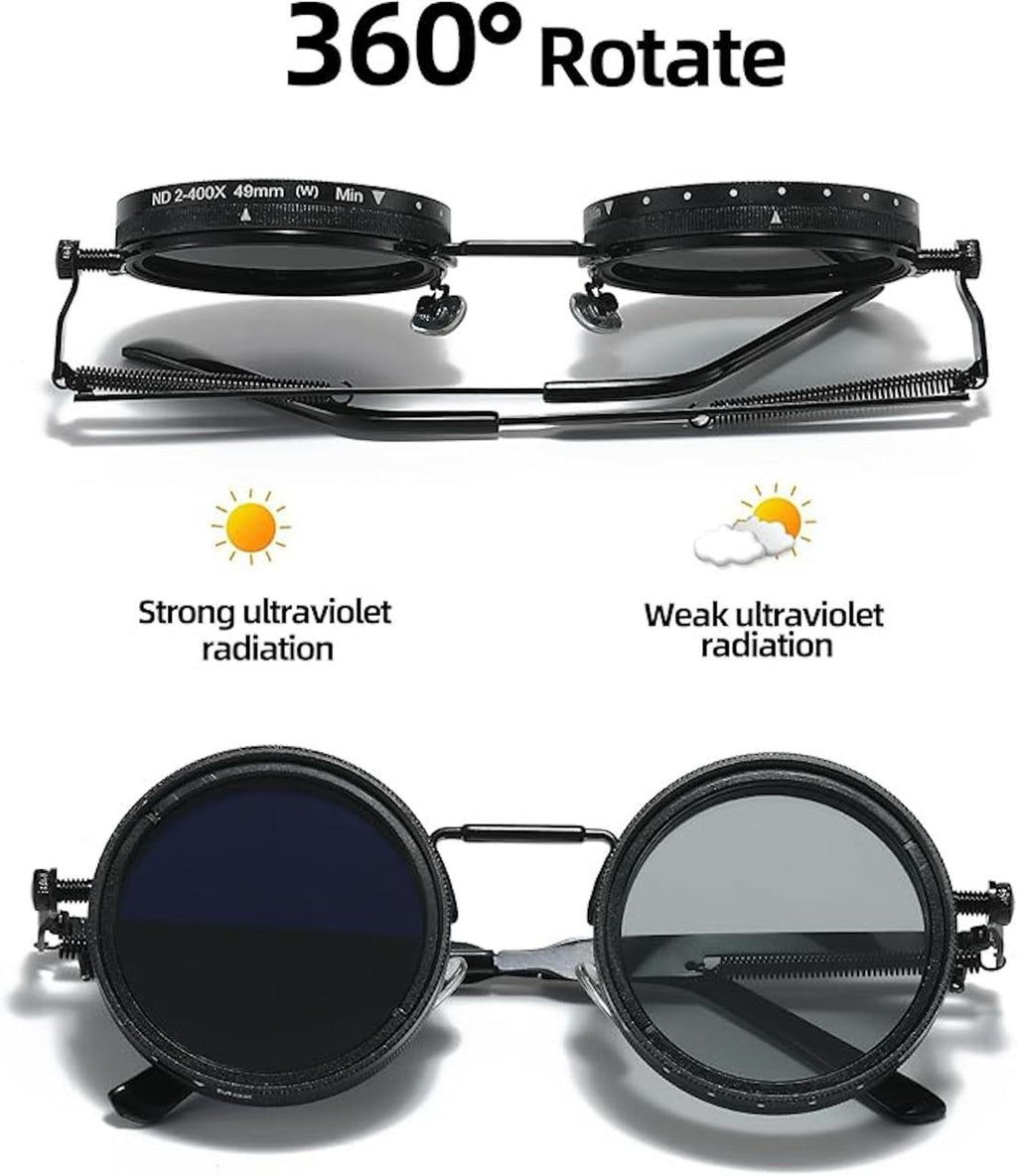 Adjustable Tint Sunglasses | 1-9 Gear Adjustable Polarized Sunglasses