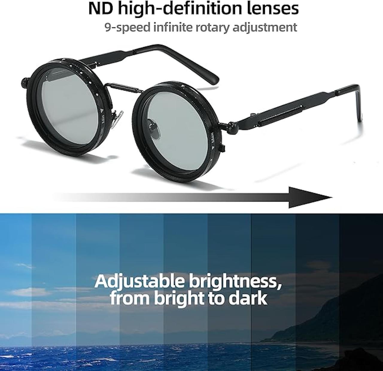 Adjustable Tint Sunglasses | 1-9 Gear Adjustable Polarized Sunglasses